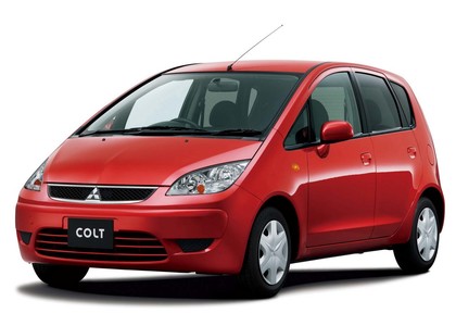 Ворсовые коврики на Mitsubishi Colt VI 2002 - 2012 в Архангельске
