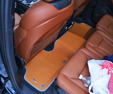 Ворсовые коврики на Audi Q7 II 2015 - 2025 в Архангельске