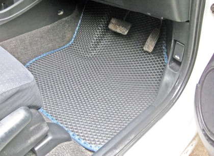 Ворсовые коврики на Honda Fit II 2007 - 2013 в Архангельске