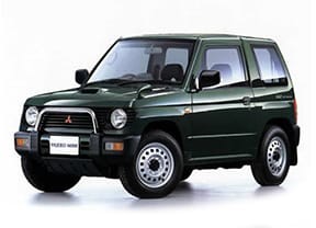 Ворсовые коврики на Mitsubishi Pajero Mini I 1994 - 1998 в Архангельске