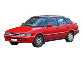 Ворсовые коврики на Toyota Corolla (E9) 1987 - 1993 в Архангельске