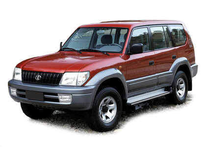 Ворсовые коврики на Toyota Land Cruiser Prado 95 1996 - 2002 в Архангельске